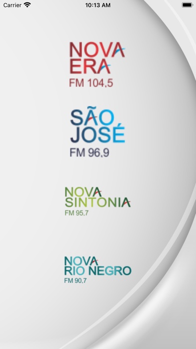 Tela do aplicativo Rede Nova Era